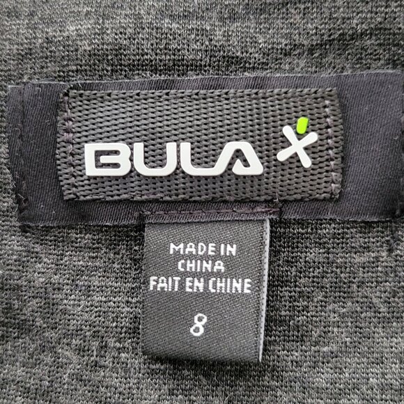 Bundle of 2 Pair of Bula Heavyweight Leggings Base Layer Tights Black Gray Sz 8 - Picture 12 of 14